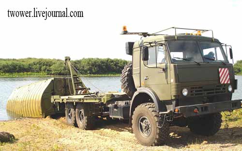 PP-91 Flußponton auf Kamaz 43118